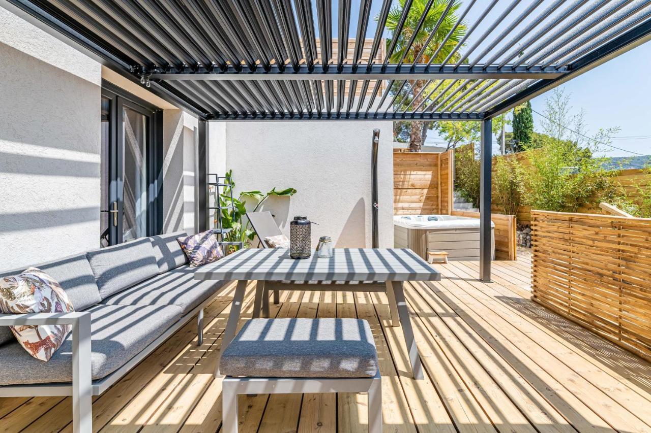 Appartamento Maison Osmoz Port Pin - jacuzzi, clim par Dodo à Cassis Esterno foto